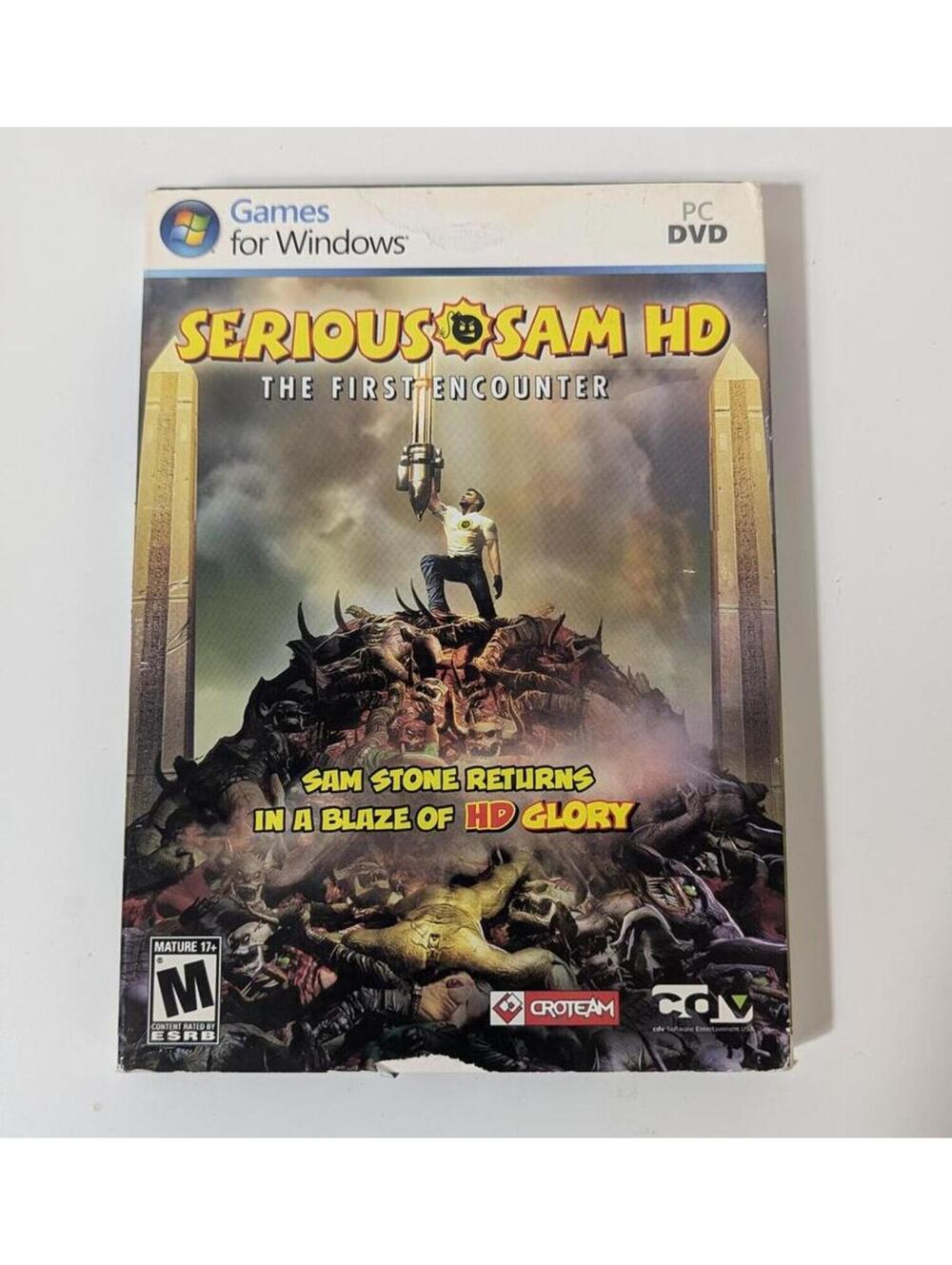 Croteam Serious Sam HD The First Encounter PC DVD Complete Game CIB Mature Rated